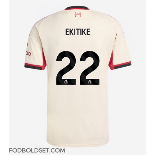 Liverpool Hugo Ekitike #22 Udebanetrøje 2025-26 Kortærmet Liverpool Hugo Ekitike #22 Udebanetrøje 2025-26 Kortærmet